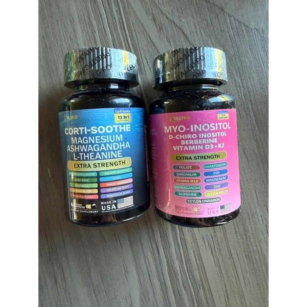 Xoyava Corti-Soothe Magnesium & Myo-Inositol Berberine Supplement Set TicToc